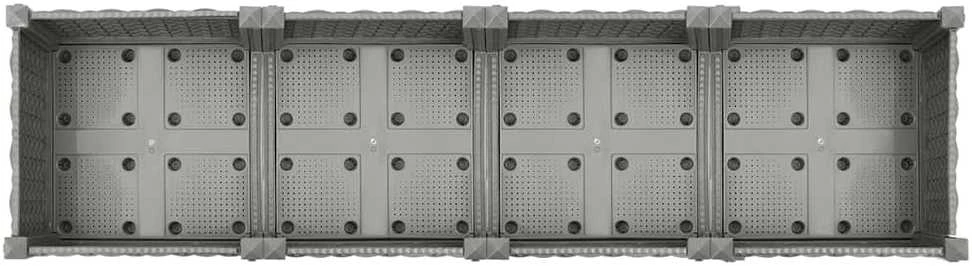 Aukštas lovelis, 160x40x71 cm, polipropilenas