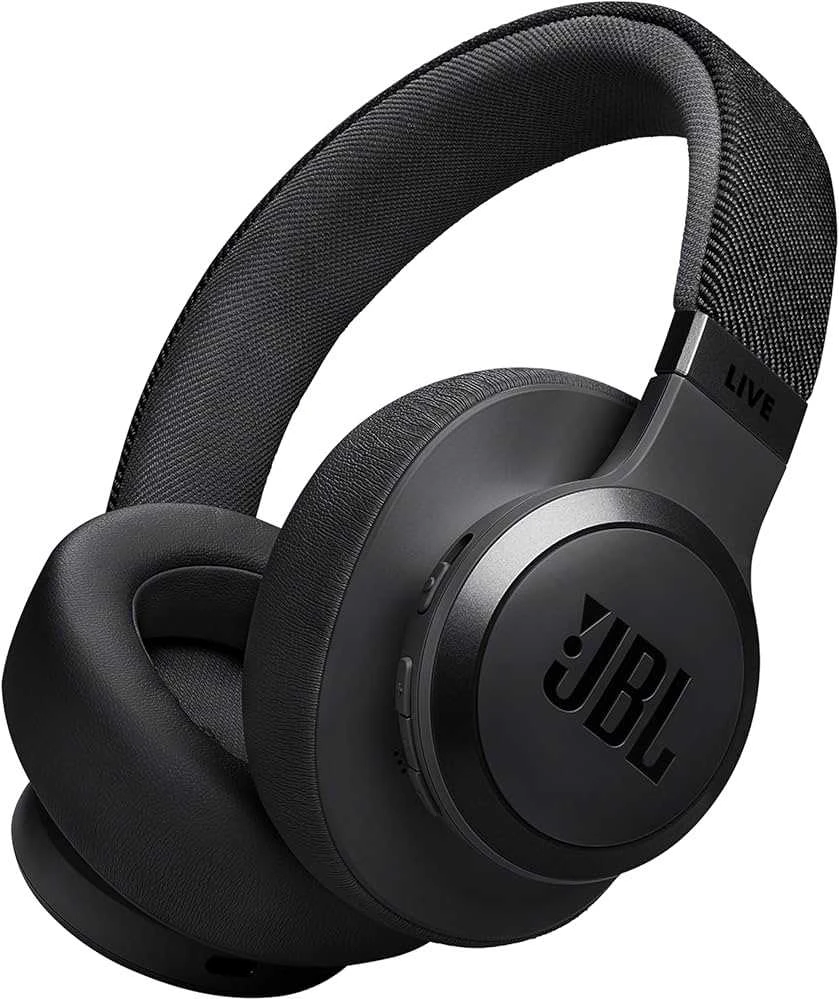 JBL Live 770NC belaidės ausinės su True ANC, Juodos