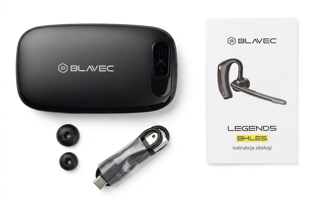 Blavec Bluetooth laisvų rankų įranga Legend 5 Multipoint (BHLE5-B) juodos spalvos