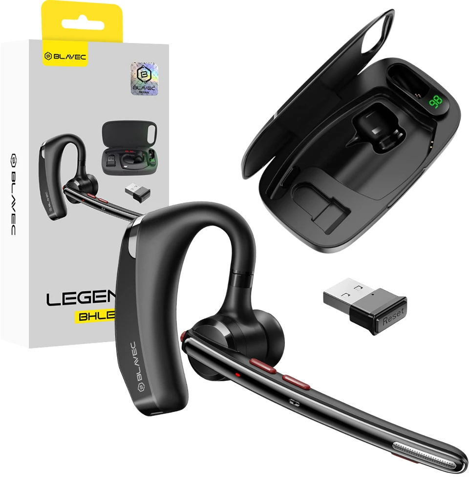 Blavec Bluetooth laisvų rankų įranga Legend 5 Multipoint (BHLE5-B) juodos spalvos