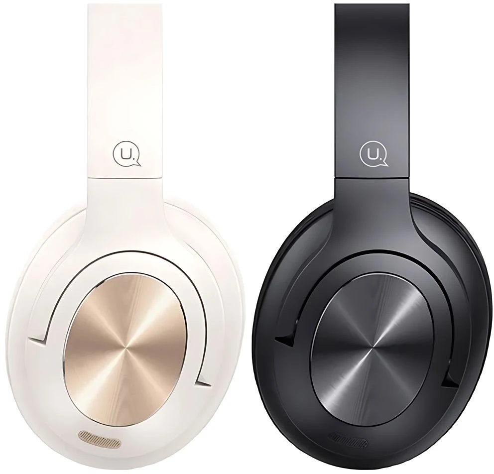USAMS Bluetooth 5.3 Ausinės US-YH Series juodos spalvos TDLYEJYS01 (USAMS-YH21)