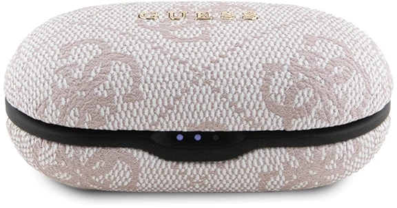 Guess Bluetooth Ausinės GUTWSP4EGP TWS + ENC Docking Station Rožinė 4G Metal