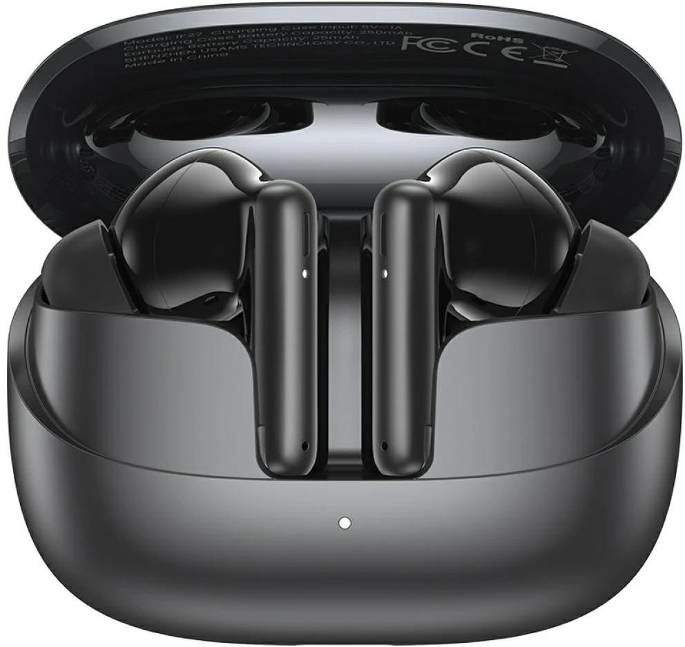 Ausinės Bluetooth TWS USAMS IF27 belaidės juodos spalvos