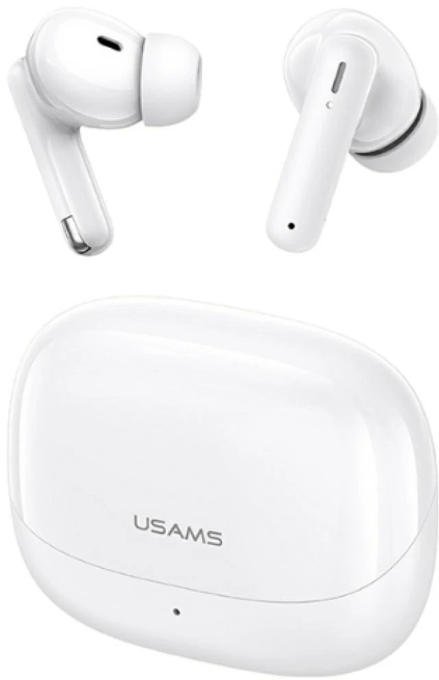 Ausinės Bluetooth TWS USAMS IF27 belaidės baltos spalvos