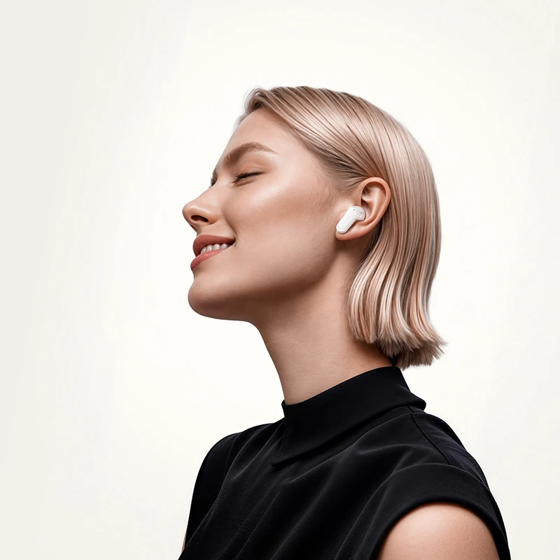 „Borofone TWS Bluetooth“ ausinės BW96 Mellow baltas