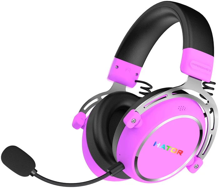 Ausinės Hator Hypergang 3 Belaidės ESH52 Hi-Res ANC violetinė