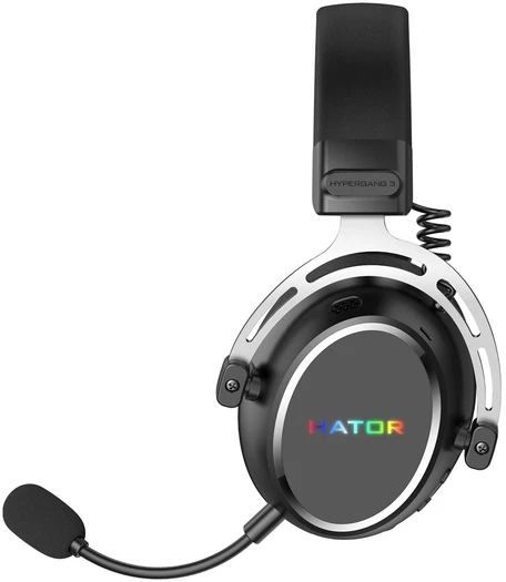 Ausinės Hator Hypergang 3 Belaidės ESH55 Hi-Res ANC juoda