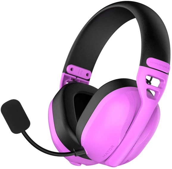 Ausinės Hator Hyperpunk 3 Belaidės ANC ESH19 violetinė