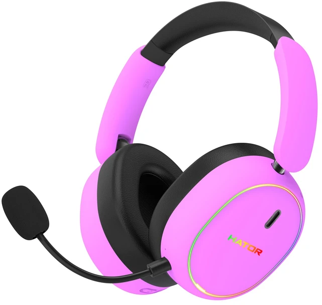 Ausinės Hator Phoenix 2 ESH42 Hi-Res ANC violetinė