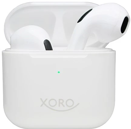 Ausinės Carruzzo Xoro KHB 30 Laisvų rankų įranga True Belaidės Stereo (TWS) Įkišamos į ausį Skambučiai / muzika / sportas / kasdienis Bluetooth Balta