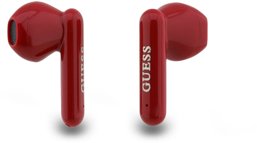 Ausinės Guess Lipstick Shape TWS belaidės auisnės baltos spalvos