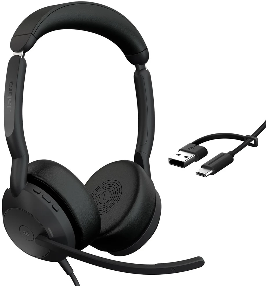 Ausinės JABRA Evolve2 50 USB C/A UC Stereo