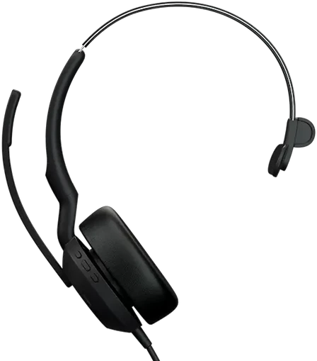 Ausinės Jabra Evolve2 50 Laisvų rankų įranga Vielinis Su lankeliu Biuras / skambučių centras Bluetooth