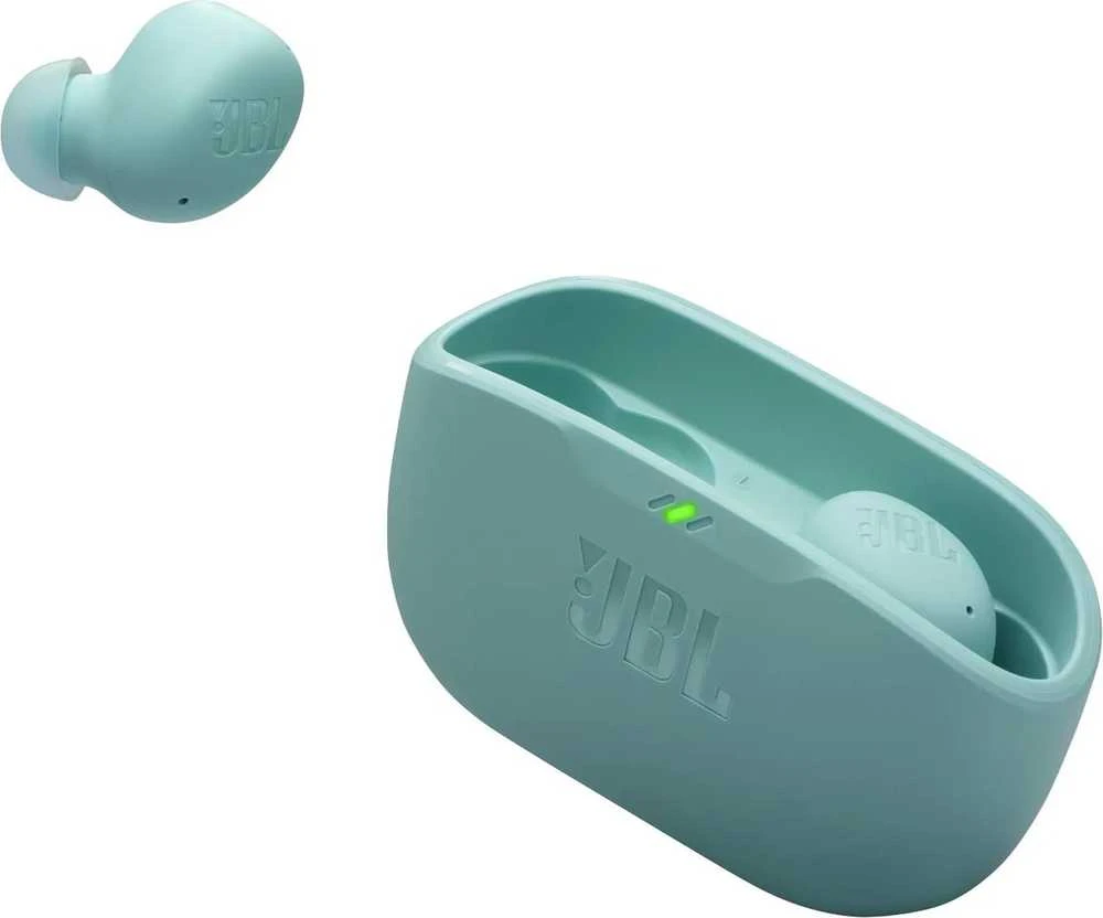 JBL Wave Buds 2 žydros spalvos ausinės su įkrovimo dėklu