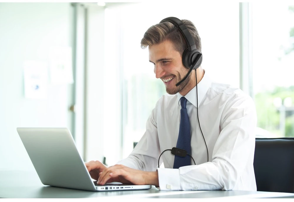 Leitz Kensington H1000 USB-C ant ausų dedamos ausinės