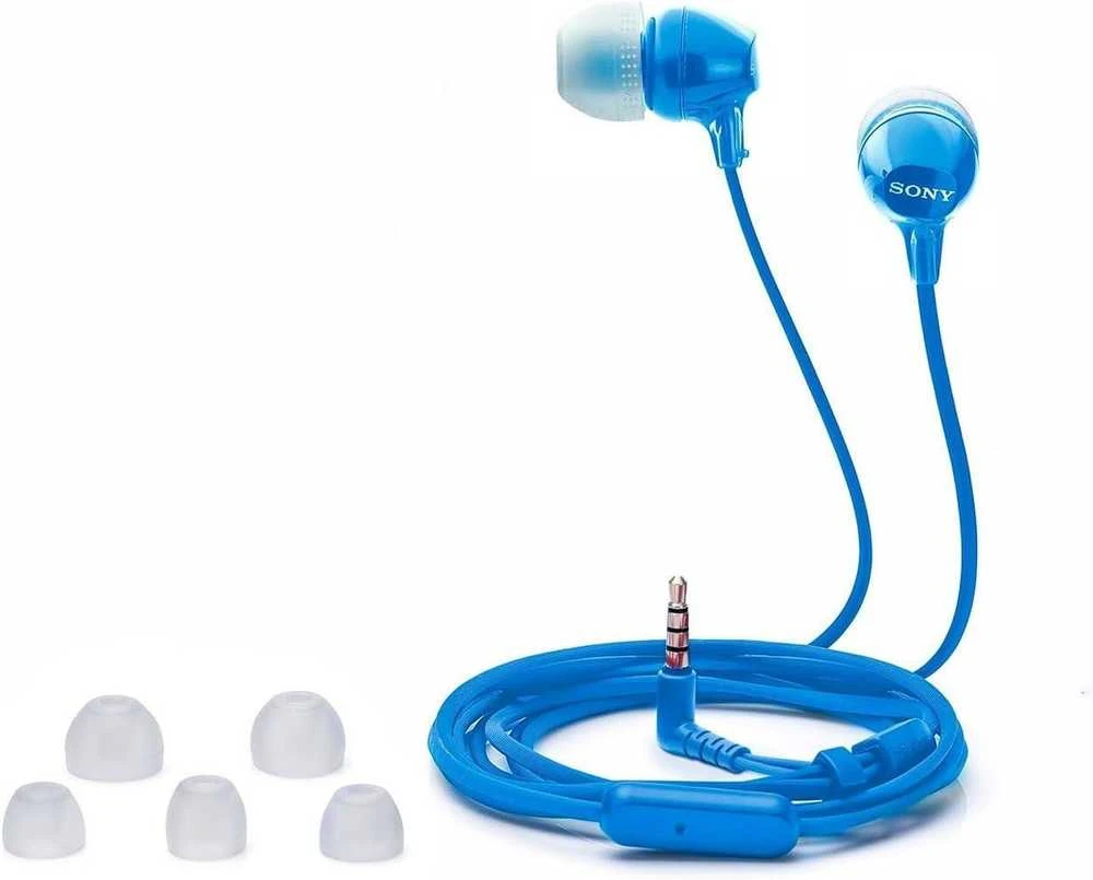 Sony MDR-EX15LP laidinės ausinės, Mėlynos spalvos