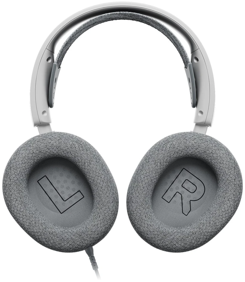 Ausinės žaidimams su mikrofonu SteelSeries Arctis Nova 1P Over-Ear, Baltos spalvos