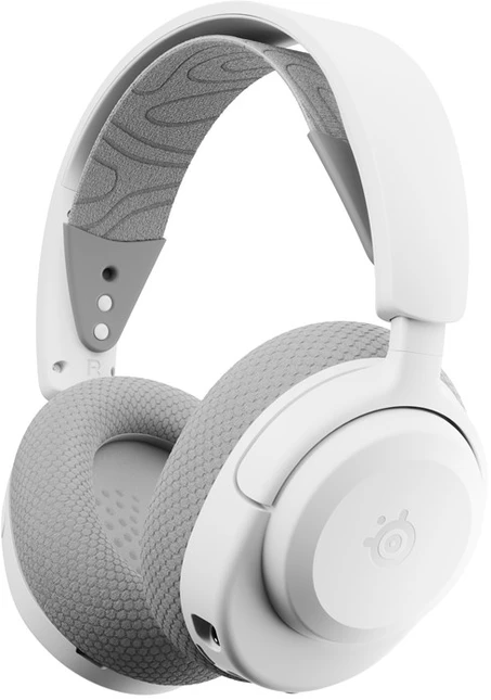 SteelSeries Ausinės Žaidimams | Arctis Nova 3PW | Bluetooth | Over-Ear | Mikrofonas | Noise canceling | Belaidės | Baltas