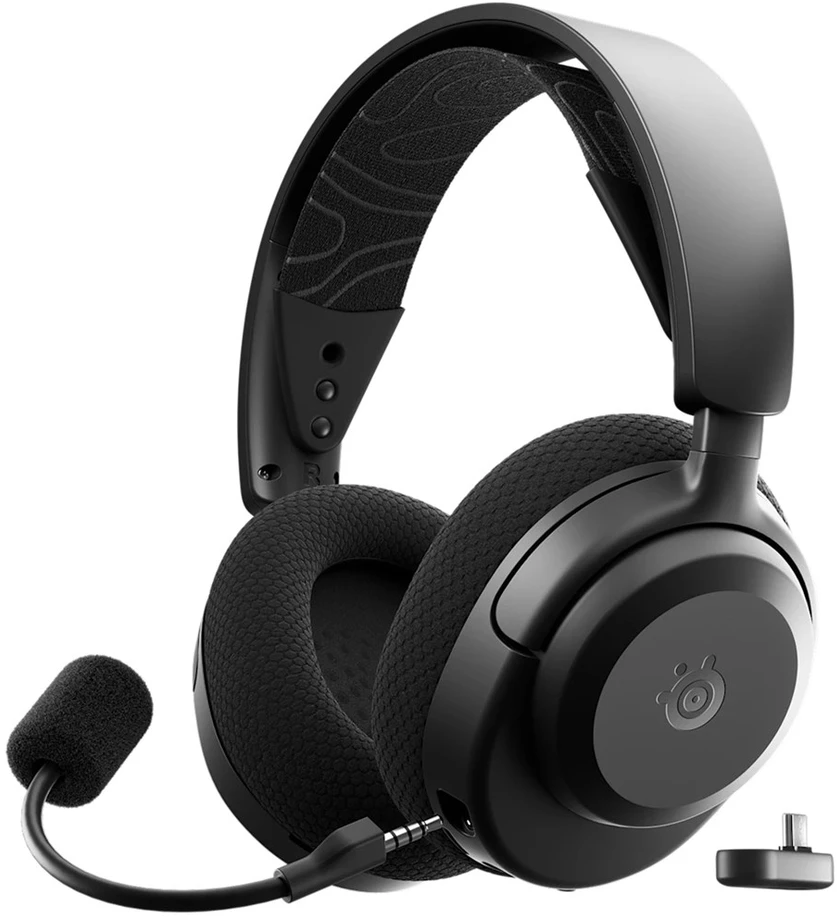 Ausinės STS Steelseries Arctis Nova 3P Laisvų rankų įranga Bevielis Su lankeliu Žaidimams C tipo USB Bluetooth Juoda