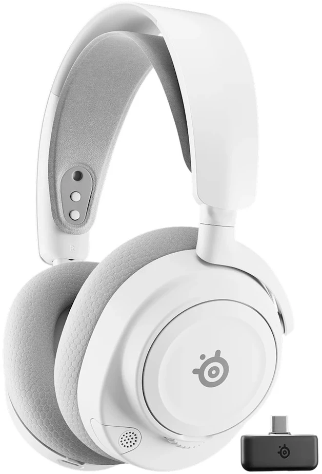 SteelSeries Ausinės Žaidimams | Arctis Nova 7X Gen 2 | Bluetooth | Over-Ear | Mikrofonas | Noise canceling | Belaidės | Baltas