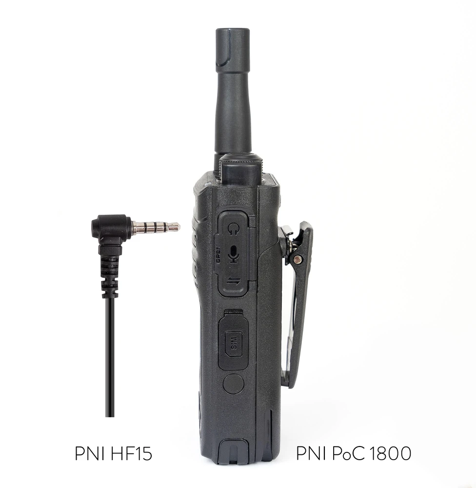 Ausinės su mikrofonu PNI HF15 su 1 kaiščio 3.5mm jungtimi GSM radijo stotims