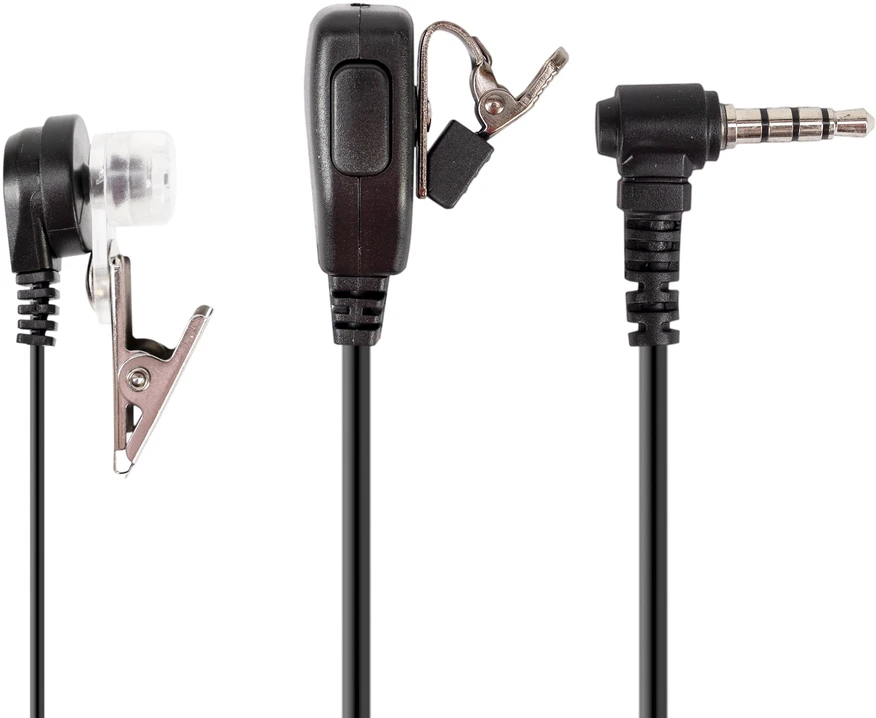 Ausinės su mikrofonu PNI HF15 su 1 kaiščio 3.5mm jungtimi GSM radijo stotims
