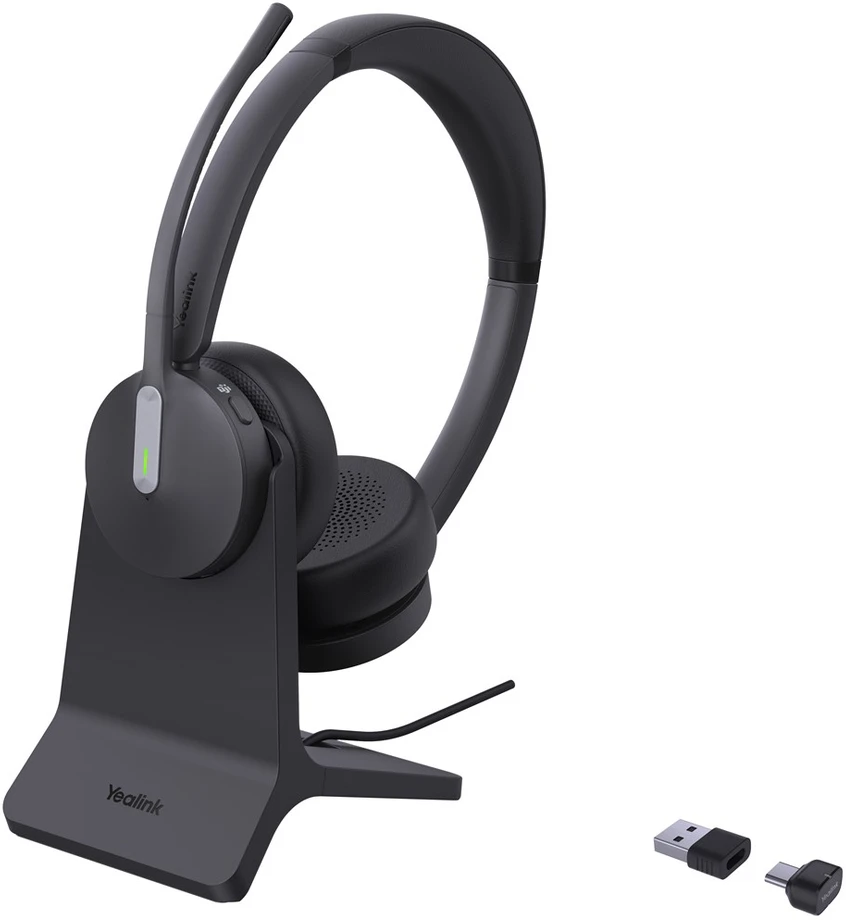 Yealink Bluetooth Ausinės BH70 Dual su Stovas Teams USB-C/A