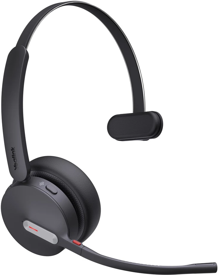 Ausinės Yealink BH70 Mono with Stovas Teams Laisvų rankų įranga Bevielis Su lankeliu Biuras / skambučių centras USB A tipo Bluetooth Įkrovimo stovas Juoda