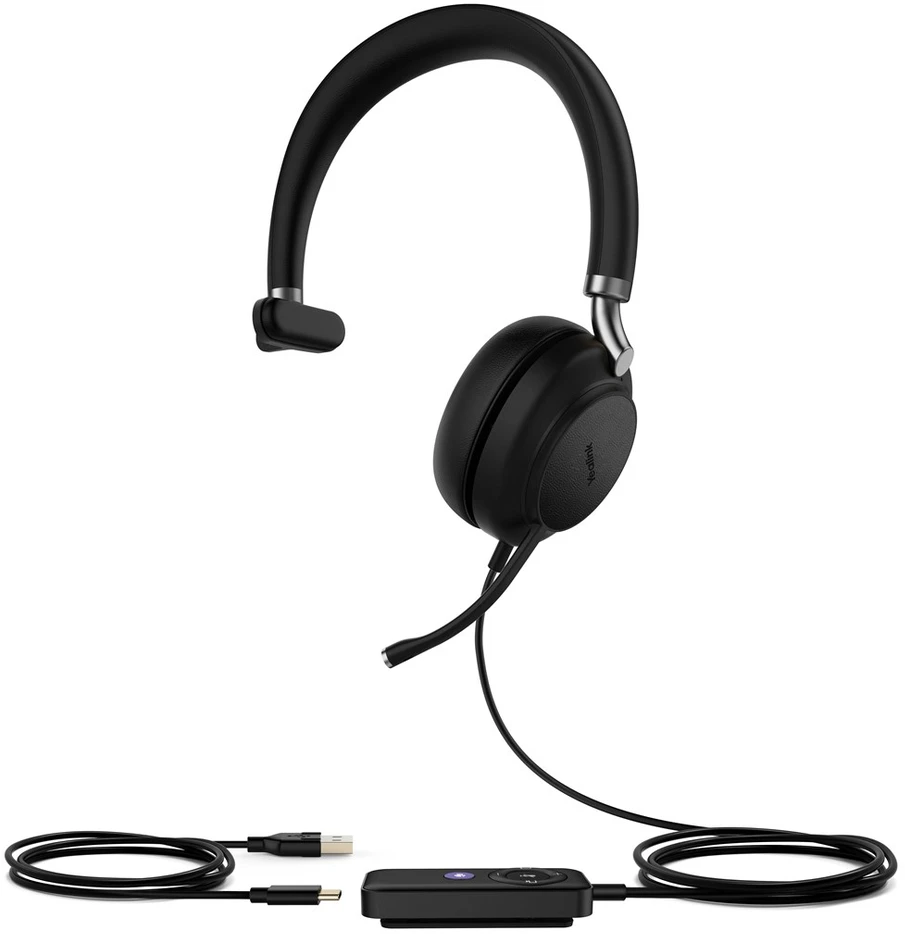 Yealink UH38 Mono Microsoft Teams-W/O BAT USB-A USB-Ausinės