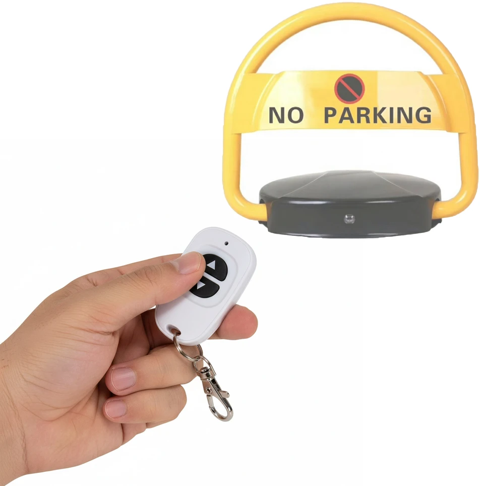 Automatinis automobilio parkavimo užraktas PNI PL20 su saulės įkrovimu, nuotolinio valdymo pulteliu, raktais ir baterija