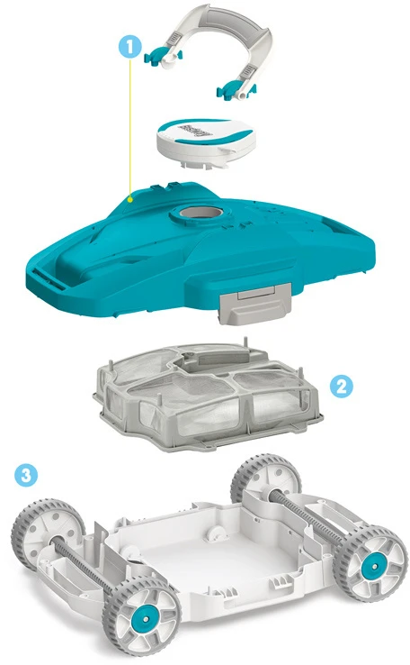 Bestway automatinis baseino dulkių siurblys robotas AquaTronix G200 58765