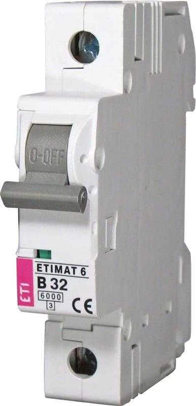 Automatinis jungiklis ETIMAT6, 1P, C, 6kA, 16 A