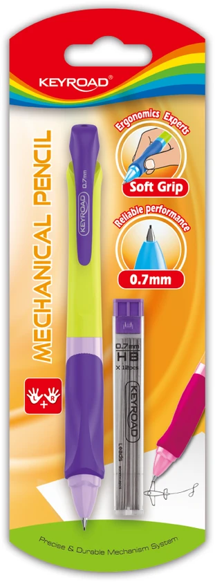 Automatinis pieštukas Keyroad Easy Writter, 0.7mm + grafitai