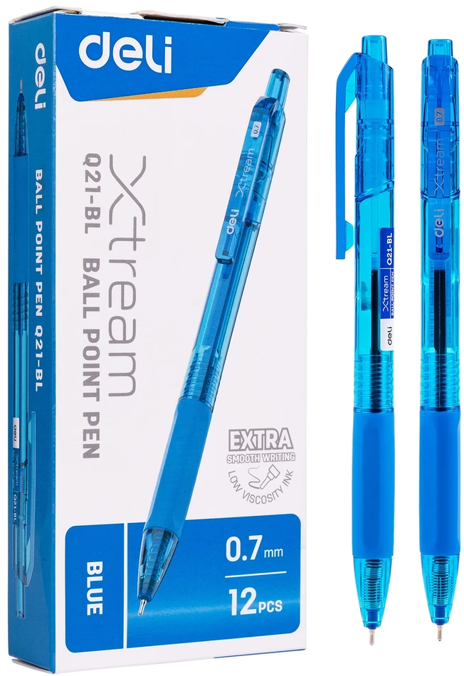 Automatinis tušinukas DELI Xtream 0.7mm mėlynos spalvos