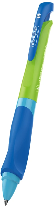 Automatinis tušinukas Keyroad Easy Writter, 1.0mm, mėlynos spalvos