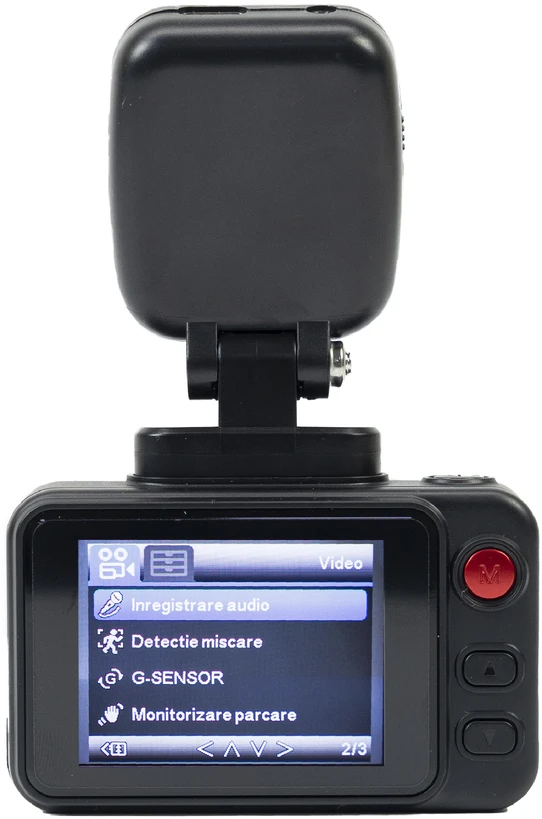 Automobilinė vaizdo registravimo kamera PNI Voyager S2500 WiFi, 4K UHD, 2 colių ekranas, ciklinis įrašymas, parkavimo stebėjimas, judesio aptikimas, vaizdo ir garso įrašymas, 12V/24V maitinimo šaltinis