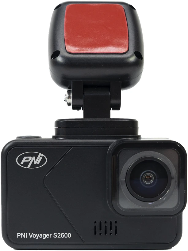 Automobilinė vaizdo registravimo kamera PNI Voyager S2500 WiFi, 4K UHD, 2 colių ekranas, ciklinis įrašymas, parkavimo stebėjimas, judesio aptikimas, vaizdo ir garso įrašymas, 12V/24V maitinimo šaltinis