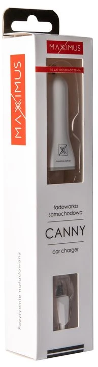 AUTOMOBILINIS ĮKROVIKLIS MAXXIMUS CANNY 1A + MICRO USB