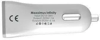 Automobilinis įkroviklis Maxximus Infinity 2.1A Micro USB, 2xUSB
