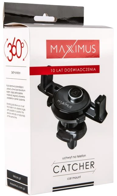 AUTOMOBILINIS LAIKIKLIS MAXXIMUS CATCHER Juodas, TVIRTINAMAS Į GROTELĖS, AUTOMATIŠKAI UŽSIDARANTIS