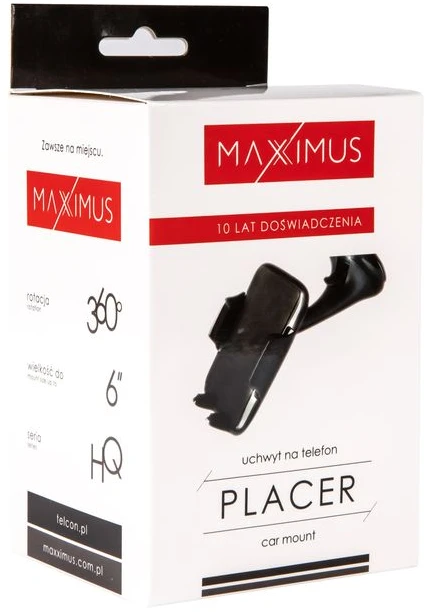 AUTOMOBILINIS LAIKIKLIS MAXXIMUS PLACER Juodas