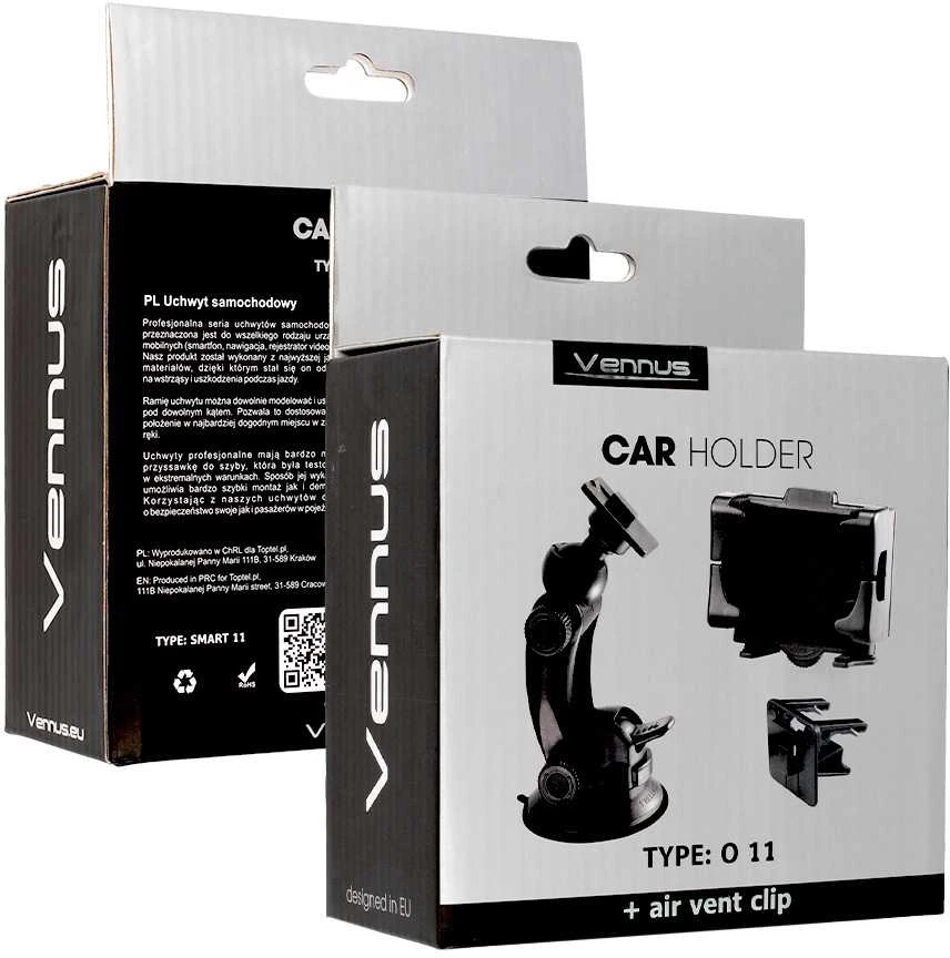 Automobilinis laikiklis VENNUS – O 11 – MINI DVD /air vent and windshield mount/