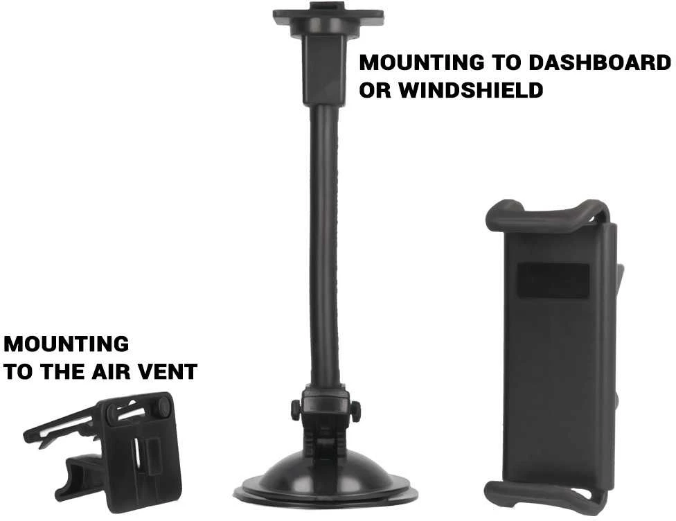 Automobilinis laikiklis VENNUS – SMART 17 /air vent and windshield mount/