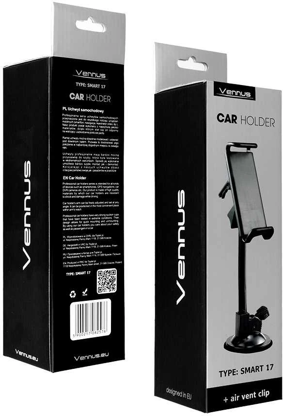 Automobilinis laikiklis VENNUS – SMART 17 /air vent and windshield mount/