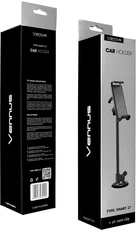 Oem Automobilinis laikiklis VENNUS – SMART 27CM /air vent and windshield mount/