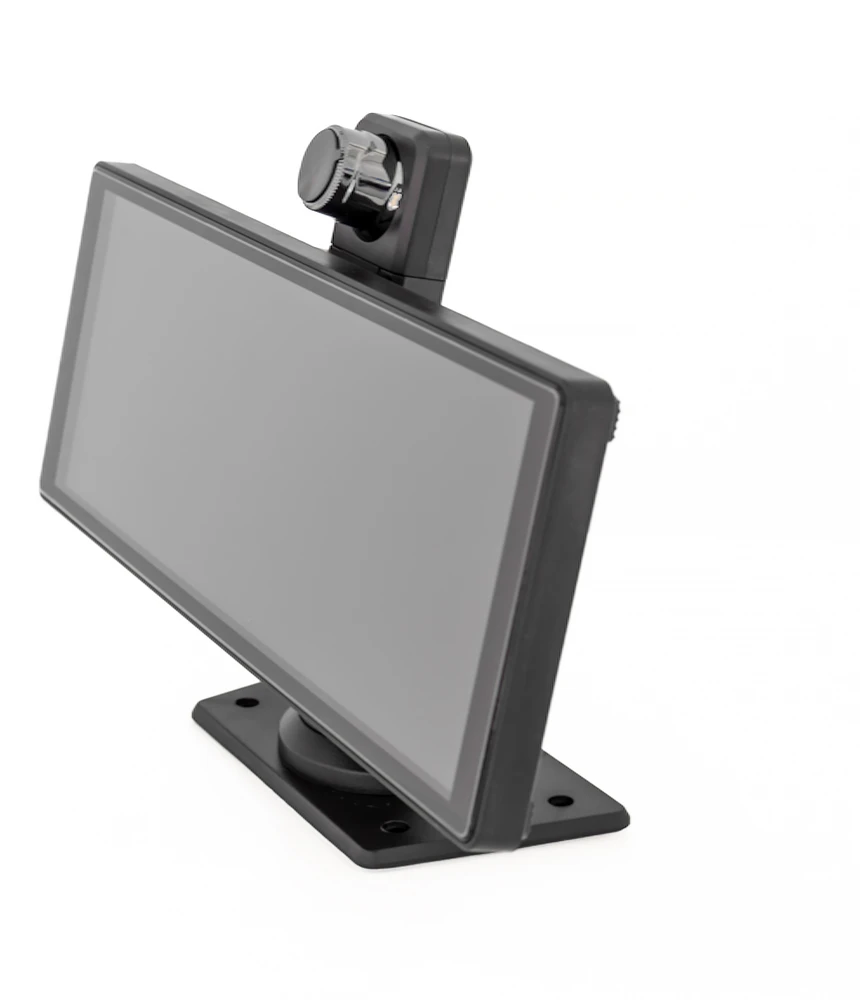 Automobilinis monitorius su DVR PNI D1026 10.26 colio DVR, belaidis Carplay, navigacija, muzika, laisvų rankų įranga, „Bluetooth“, FM siųstuvas