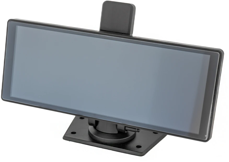 Automobilinis monitorius su DVR PNI D1026 10.26 colio DVR, belaidis Carplay, navigacija, muzika, laisvų rankų įranga, „Bluetooth“, FM siųstuvas