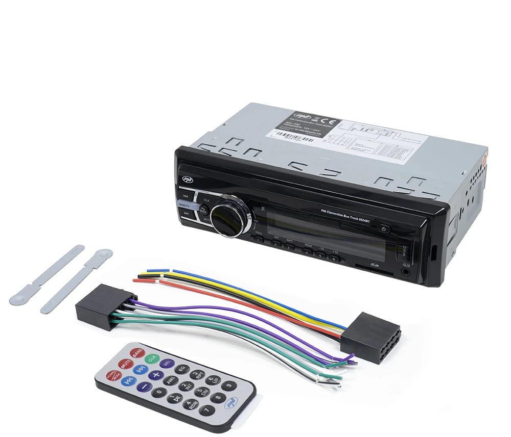 Automobilinis MP3 grotuvas PNI Clementine 8524BT 4x45W + koaksialiniai automobiliniai garsiakalbiai PNI HiFi500, 100W, 12,7 cm