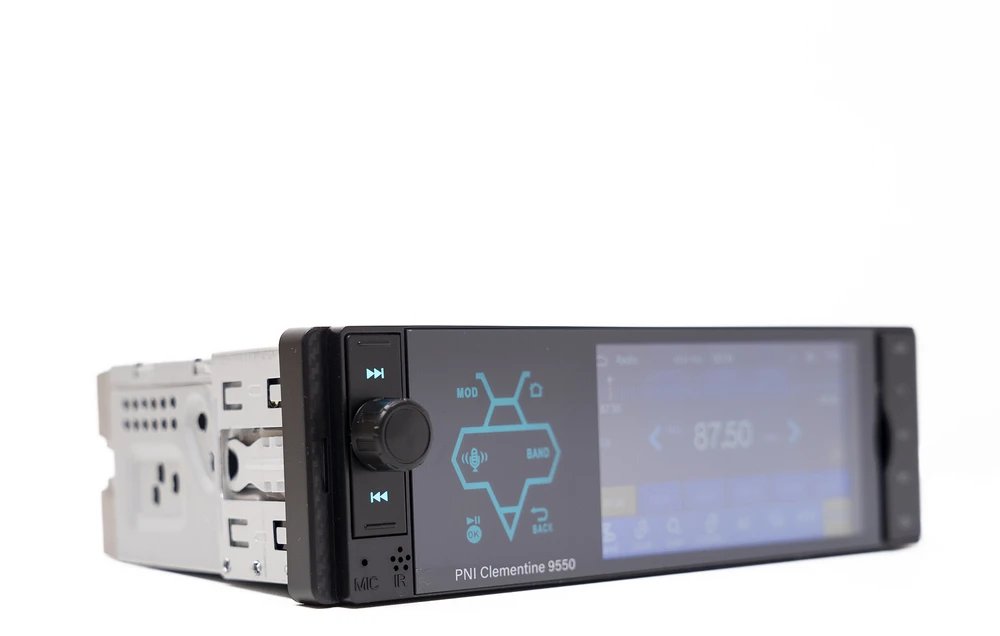 Automobilinis MP5 grotuvas PNI Clementine 9550 1DIN, 4 colių ekranas, 50Wx4, „Bluetooth“, FM radijas, „Carplay“, RDS funkcija