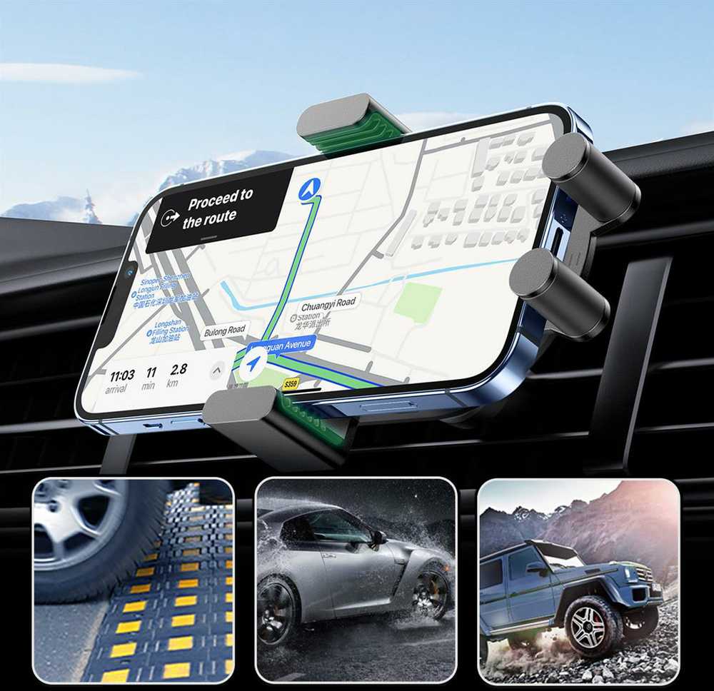 Automobilinis laikiklis-įkroviklis Ugreen CD256 15W juodas